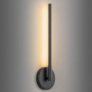 1-Light Black Modern LED Wall Sconce